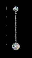 Picture of High Efficient Colourful Swarovski Element Drop & Dangle