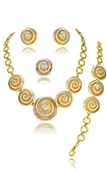 Picture of First Class Gold Plated Original Design 4 Pieces Jewelry Sets