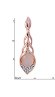 Picture of Lovely And Touching Rose Gold Plated Zinc-Alloy Drop & Dangle