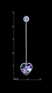 Picture of Fantastic Zinc-Alloy Swarovski Element Drop & Dangle