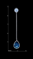 Picture of Online Wholesale Zinc-Alloy Platinum Plated Drop & Dangle