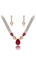 Show details for Innovative And Creative Big Rose Gold Plated 2 Pieces Jewelry Sets