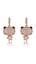 Show details for Attractive And Elegant Small Rose Gold Plated Drop & Dangle
