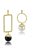 Picture of Efficiency In  Gold Plated Zinc-Alloy Drop & Dangle