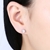 Picture of Novel Style White Platinum Plated Stud