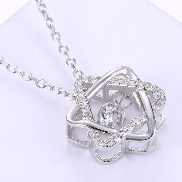 Picture of Unique Fashion Platinum Plated Necklaces & Pendants