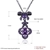 Picture of Long-Term Supplier Gunmetel Plated Purple Necklaces & Pendants