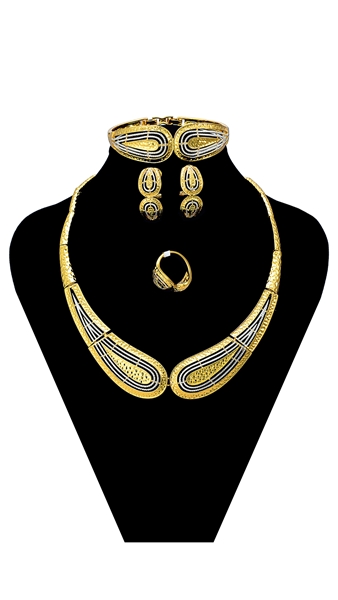 Picture of Professional African Style Dubai Style 4 Pieces Jewelry Sets