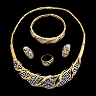 Picture of Fair Daily African Style 4 Pieces Jewelry Sets