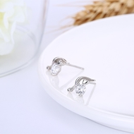 Picture of Main Products White Platinum Plated Stud