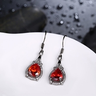 Picture of Cheap Red Gunmetel Plated Drop & Dangle