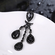 Picture of Online Watches Wholesale Black Gunmetel Plated Necklaces & Pendants