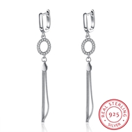 Picture of Long Lasting Platinum Plated Drop & Dangle