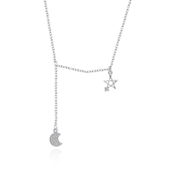 Picture of Simple And Elegant Platinum Plated Necklaces & Pendants