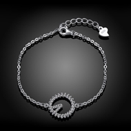 Picture of Cute Designed Platinum Plated Bracelets