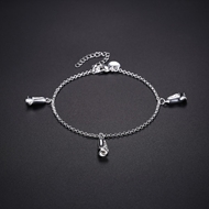 Picture of Attractive And Elegant Platinum Plated Bracelets