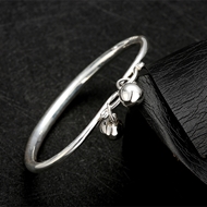 Picture of Romantic  Platinum Plated Platinum Plated Bangles