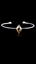 Show details for Attractive And Elegant Single Stone Champagne Bangles