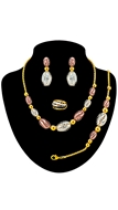 Picture of Unique Fashion Zinc-Alloy Multi-Tone Plated 4 Pieces Jewelry Sets