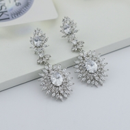 Picture of Luxury Cubic Zirconia Dangle Earrings 1JJ042431E