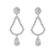 Picture of Cubic Zirconia White Dangle Earrings 1JJ042438E