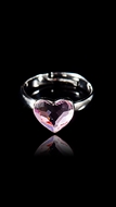 Show details for Simple And Elegant Platinum Plated Pink Fashion Rings Show details for Simple And Elegant Platinum Plated Pink Fashion Rings