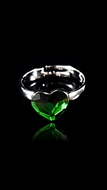 Show details for Beautiful Green Platinum Plated Fashion Rings Show details for Beautiful Green Platinum Plated Fashion Rings