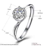 Picture of Cheap Platinum Plated White Fashion Rings