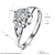 Picture of Fabulous Platinum Plated White Fashion Rings