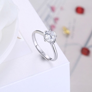 Picture of Trendy Design White Platinum Plated Fashion Rings