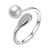 Picture of Beauteous Platinum Plated White Fashion Rings