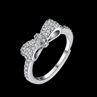 Picture of High Rated White Platinum Plated Fashion Rings