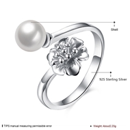 Picture of Nickel And Lead Free White Platinum Plated Fashion Rings