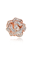 Picture of The Youthful And Fresh Style Of Oxide Floral Fashion Rings