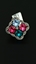 Show details for Fashionable And Modern Colourful Platinum Plated Rings