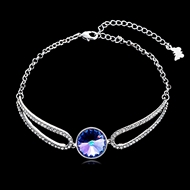 Picture of Simple Swarovski Element Adjustable Bracelets 2BL050971B