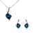 Picture of Zinc Alloy Artificial Crystal Necklace And Earring Sets 2YJ053598S