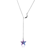 Picture of Small Star Short Chain Necklaces 3LK053638N