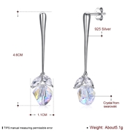 Picture of  Others Swarovski Element Dangle Earrings 3LK053699E