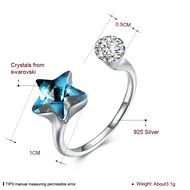 Picture of  Small Swarovski Element Fashion Rings 3LK053729R