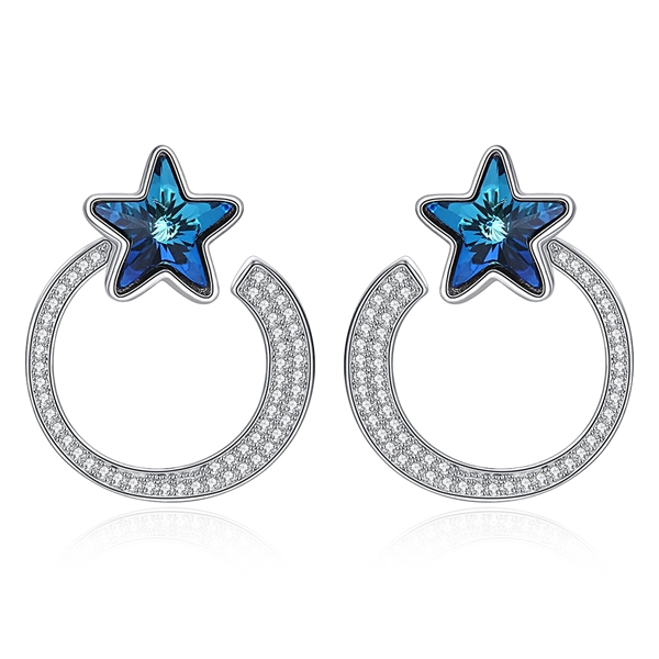 Picture of  Star Simple Dangle Earrings 3LK054370E