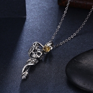 Picture of Famous Skull Holiday Pendant Necklace