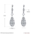 Picture of Brand New Platinum Plated Casual Dangle Earrings with Full Guarantee