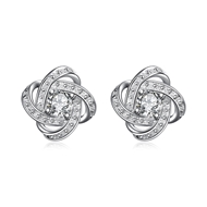 Picture of Charming White Cubic Zirconia Stud Earrings As a Gift