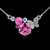 Picture of 16 Inch Pink Short Chain Necklace with Easy Return