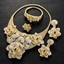 Show details for Sparkling Flowers & Plants Cubic Zirconia 4 Piece Jewelry Set