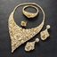 Show details for Nice Cubic Zirconia Gold Plated 4 Piece Jewelry Set