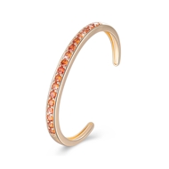 Picture of Charming Red Gold Plated Cuff Bangle As a Gift