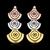 Picture of Dubai Multi-tone Plated Dangle Earrings with Fast Delivery