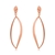 Picture of Wholesale Rose Gold Plated Classic Dangle Earrings